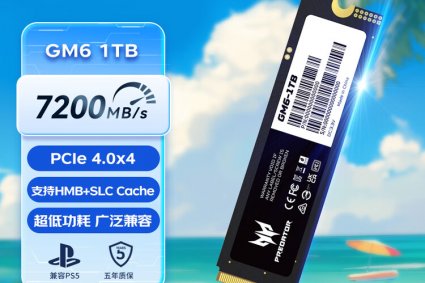 宏碁掠夺者1TB SSD固态硬盘 M.2接口(NVMe协议)