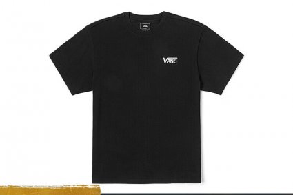 VANS范斯亚洲艺术家联名情侣短袖T恤黑色M