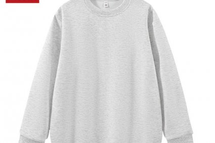 秋季百搭花灰卫衣，凡客诚品长袖圆领XL