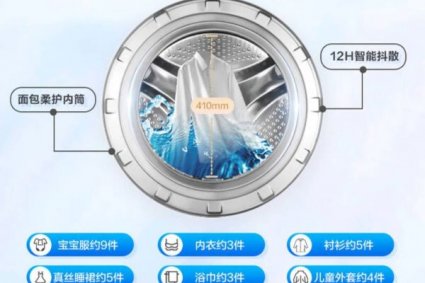 海尔壁挂洗衣机3公斤：专洗婴儿衣物和内衣，95℃高温除菌，坚固壁挂不占地